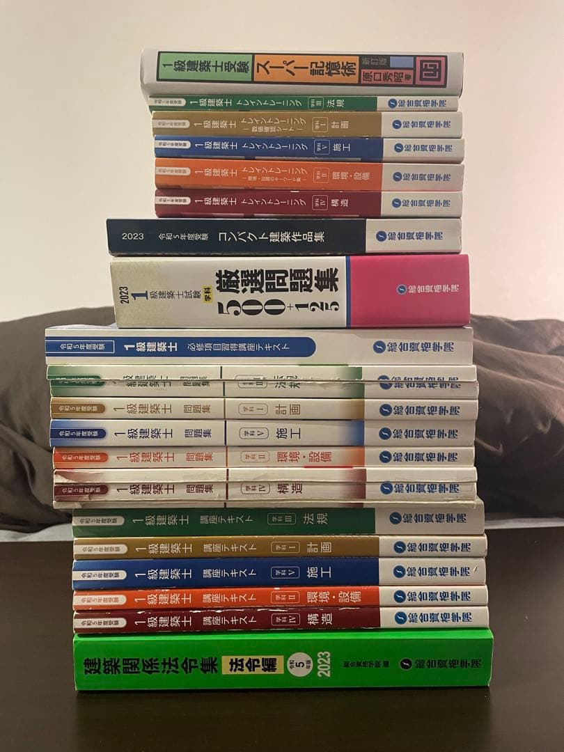 一級建築士 令和5年版 総合資格学院セット　おまけつき 令和5年度版 1級建築士試験学科厳選問題集500＋125 | 総合資格