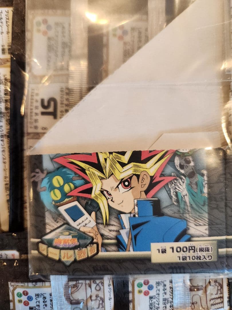 《激レア当時物》遊戯王 シール烈伝 1996年製 新品未開封18パックセット！