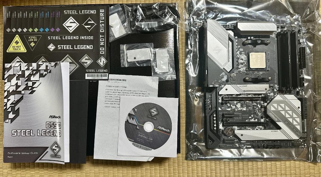 CPU Ryzen7 5700X3D ASRock B550 Steel Legend ASRock > B550 Steel Legend