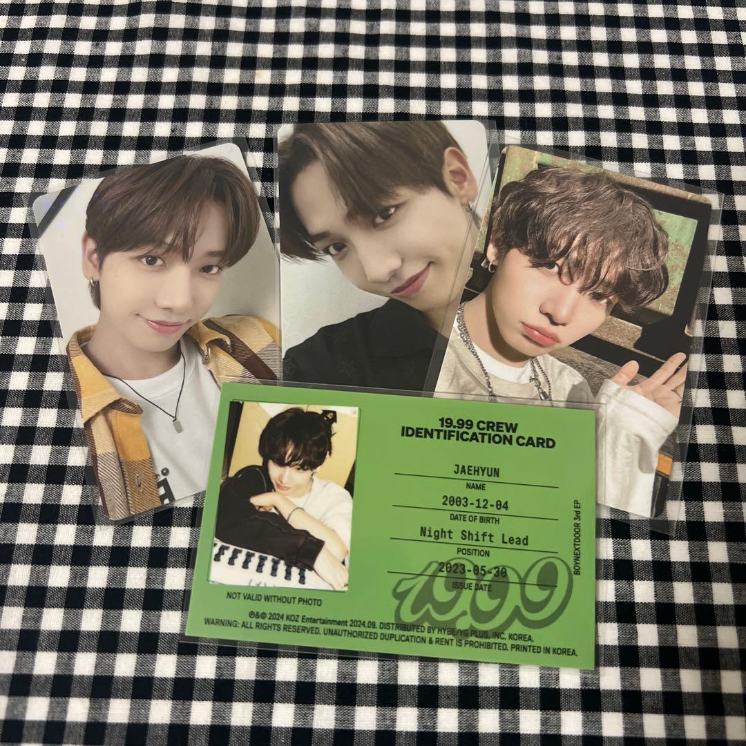 BOYNEXTDOOR 19.99 ジェヒョントレカ4枚セット - メルカリ