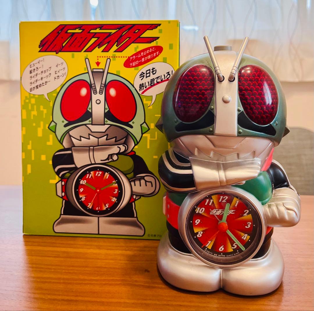 中古品】仮面ライダー 目覚まし時計 - メルカリ