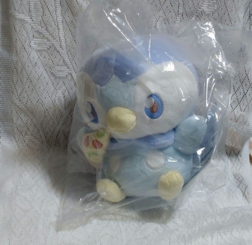 ポケピース一番くじ ラストワン賞 ポッチャマ ぬいぐるみ（おまけ付