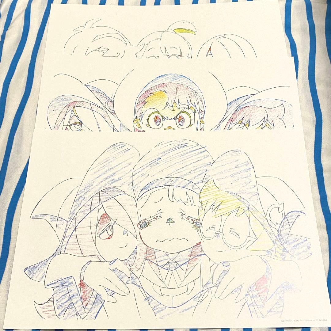 リトルウィッチ・アカデミア『複製原画 3枚セット』A - メルカリ