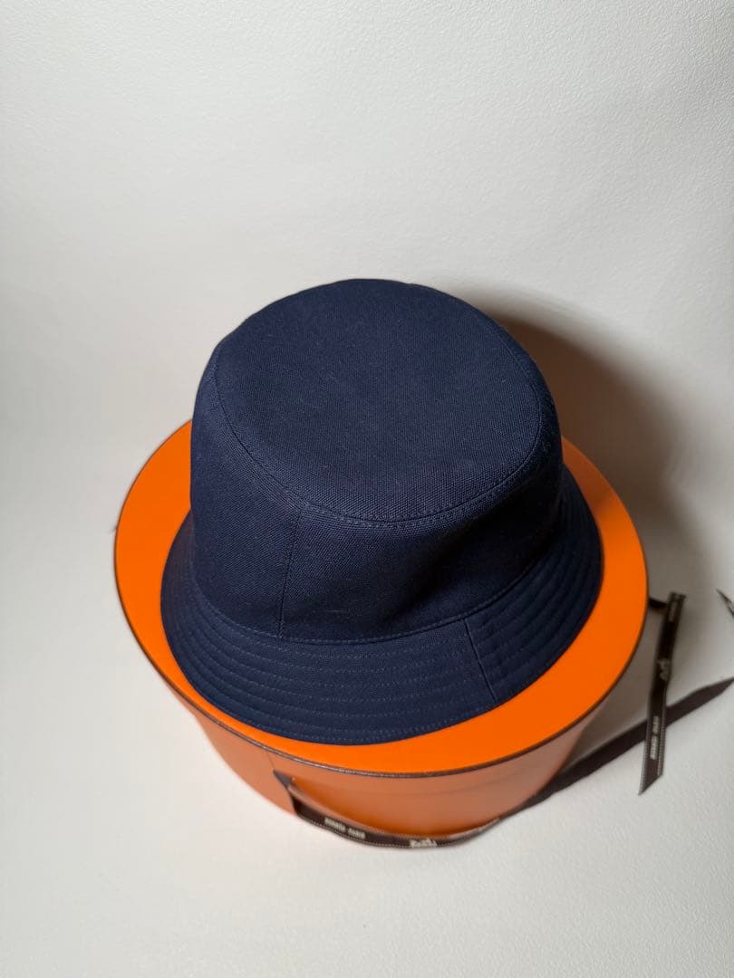 美品！ エルメス バケットハット デニム生地 セリエ 58サイズ - メルカリ