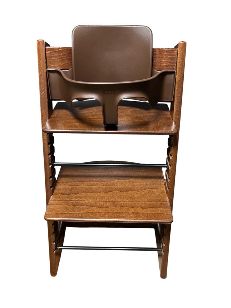 ストッケ トリップトラップ ウォールナットブラウン V3ベビーセット付き