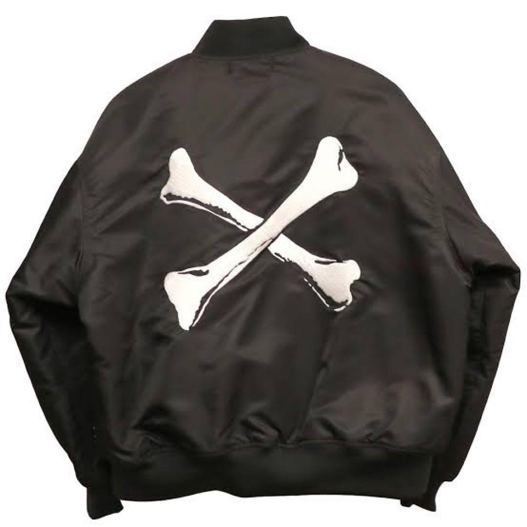 Wtaps team jacket クロスボーン黒 ZORN着 - メルカリ