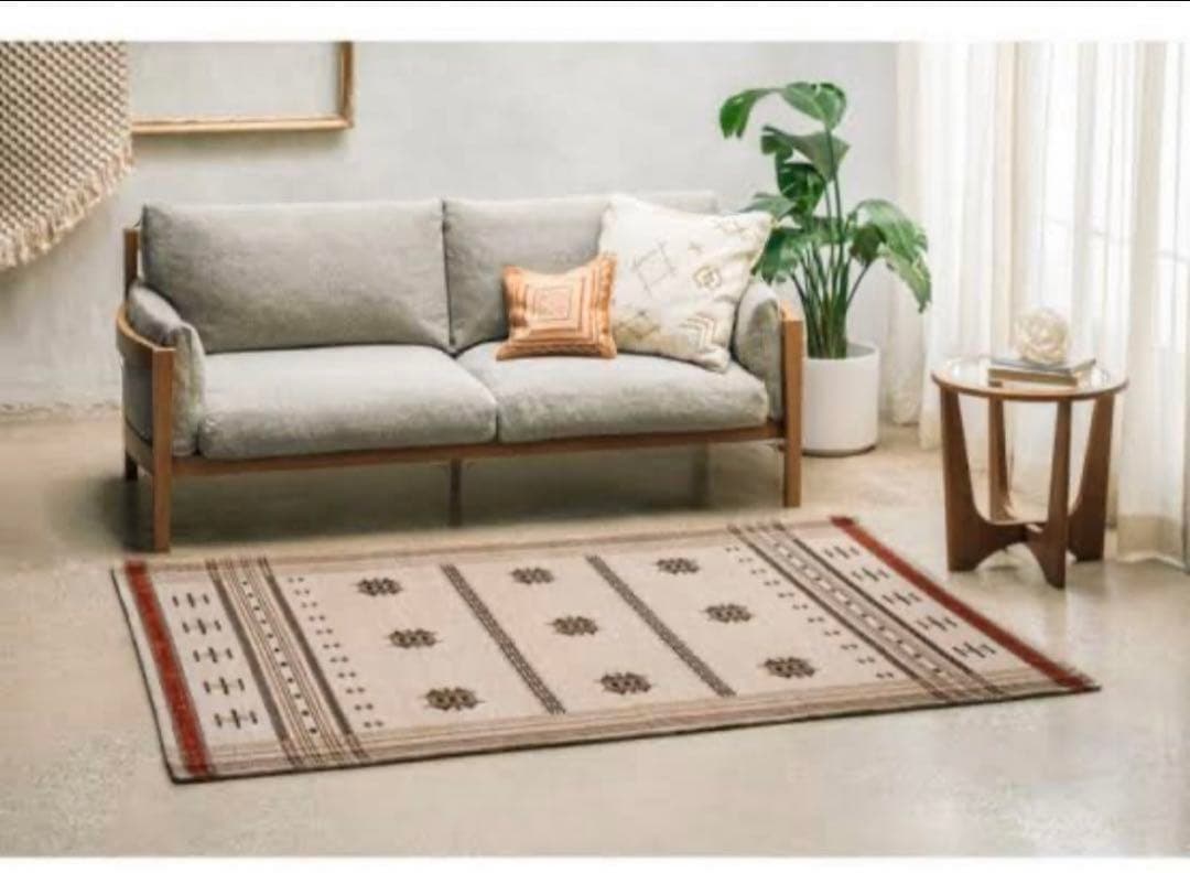 unico ウニコ ラグ SANIF サニフ 200cm×140cm - メルカリ