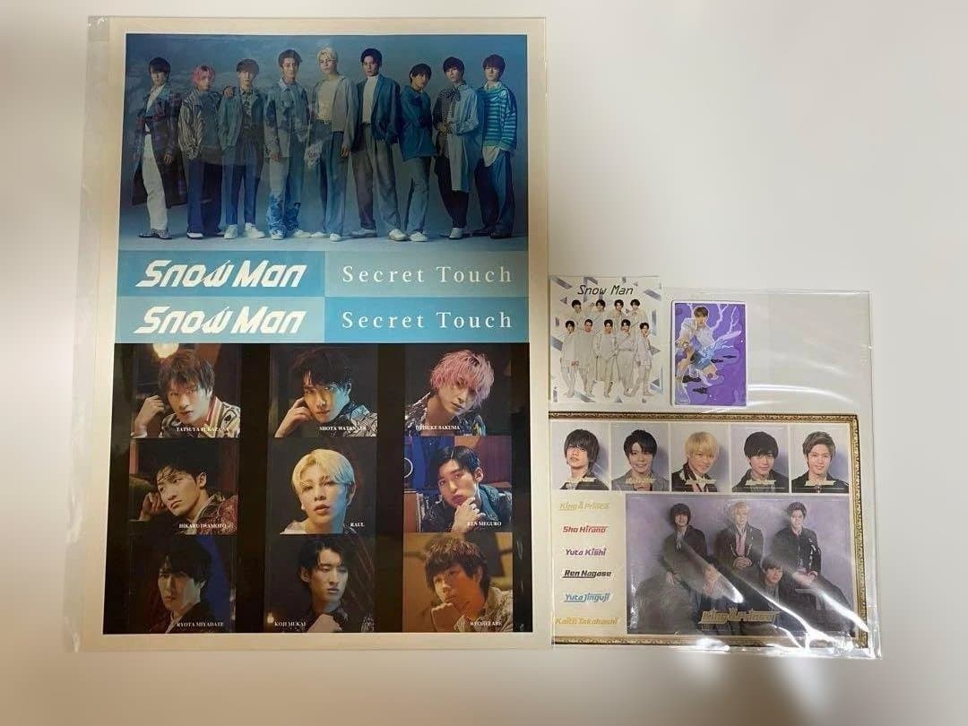 【ステッカー】 Man King&Prince Secret Touch SnowMan A4サイズステッカーシート Secret Touch 特典 - メルカリ