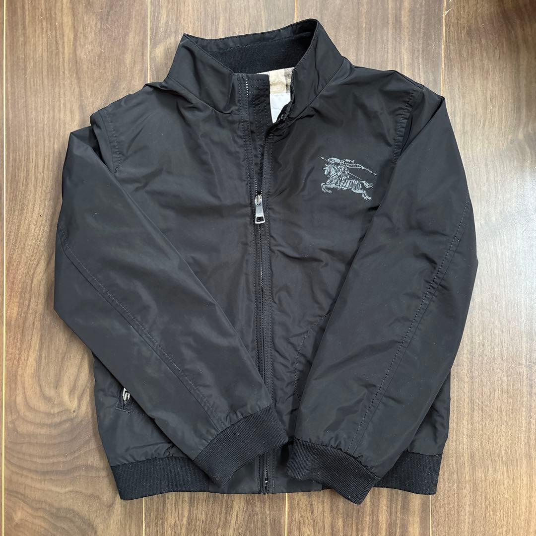 BURBERRY キッズ　ブルゾン　ジャケットMA-1 黒120 リバーシブルMA-1(S(140) 黒): ジュニア - ナルミヤ オンライン公式サイト