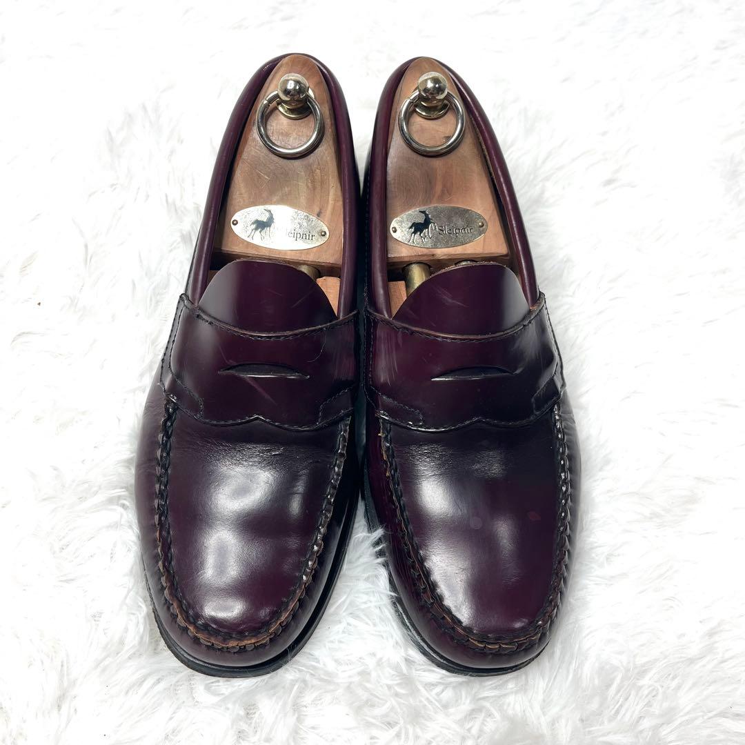 【美品】 G.H.BASS ローファー ローガン 26.0cm ジーエイチ