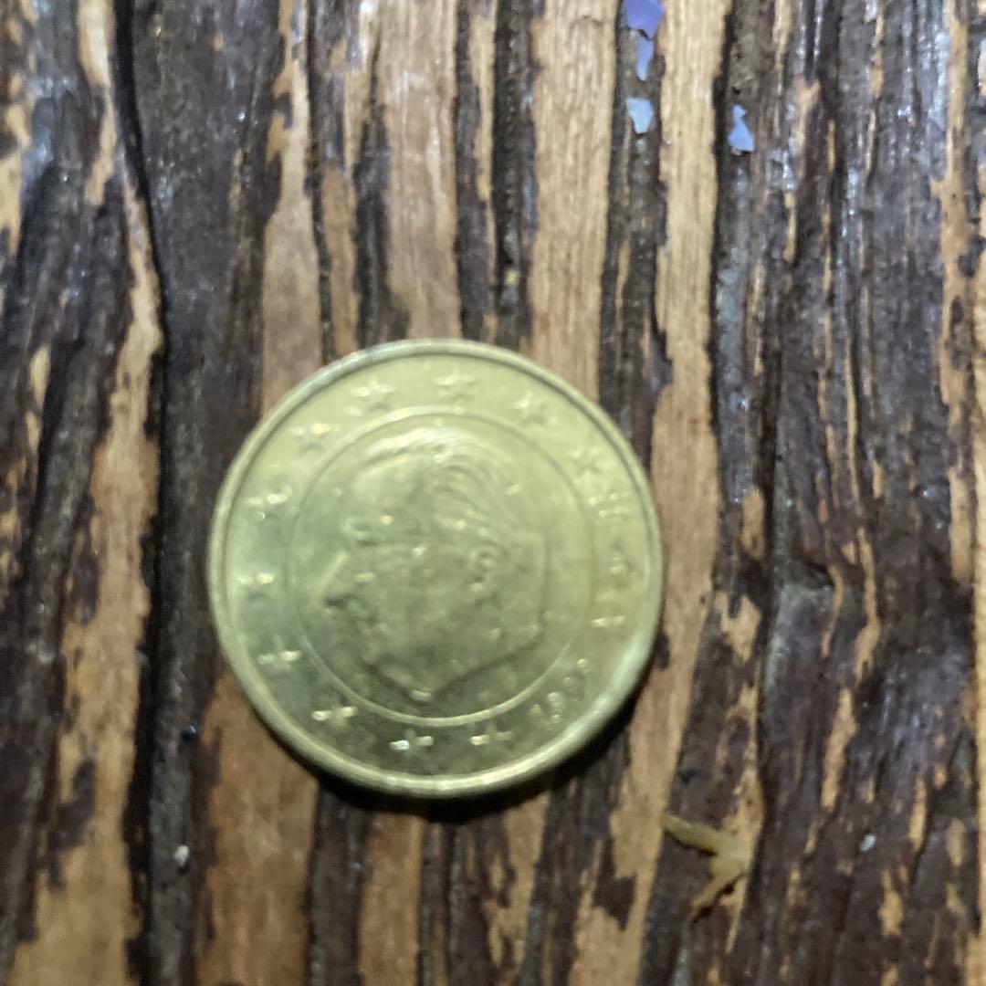 1999年 ベルギー 50ユーロセント硬貨 アルベール2世 - メルカリ