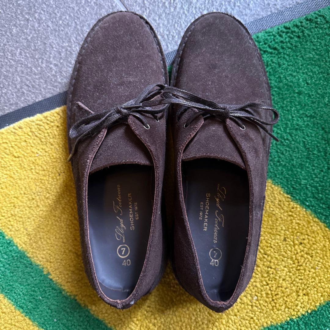 ロイドフットウェア スエードシューズ EU40 ブラウン