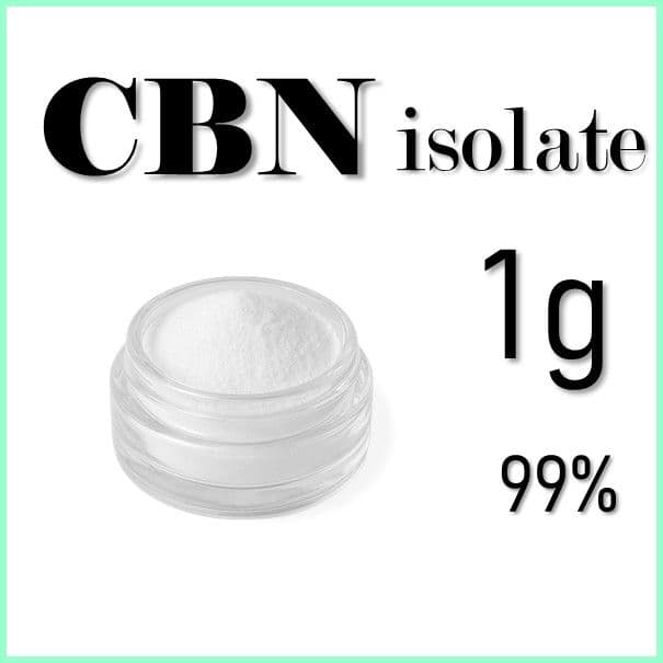 値下げ中【CBNアイソレート 1g】純度99%以上／欧州産／食品通関＆新