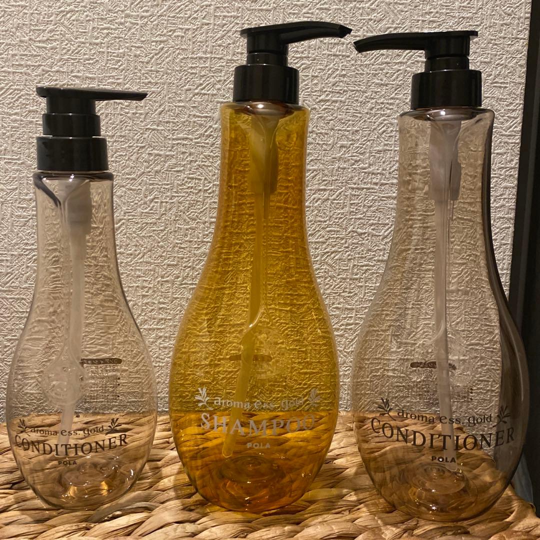 非売品 POLA アロマエッセゴールド 空容器900ml＋460ml - メルカリ