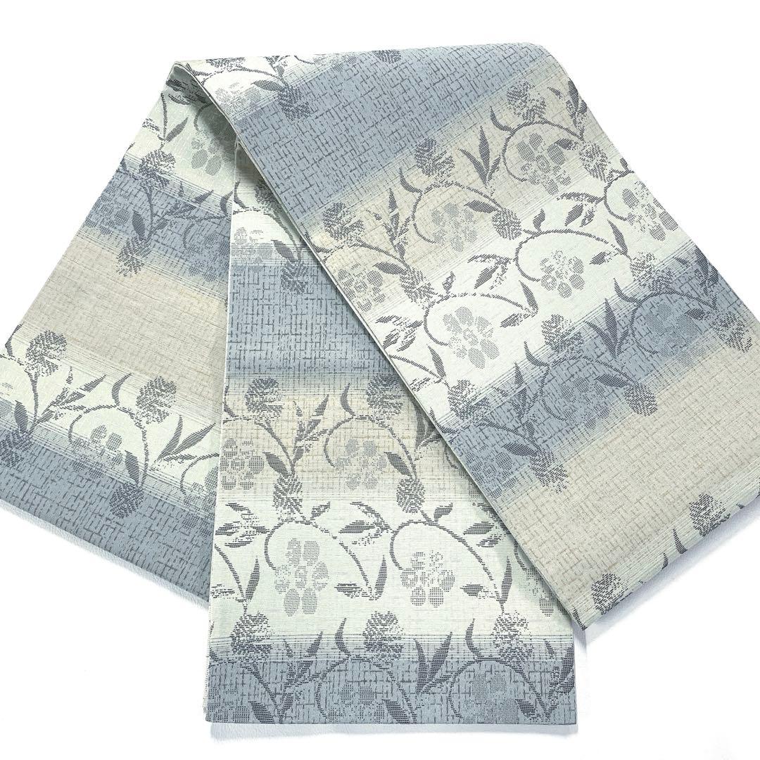 帯6266 ○高級 正絹 片面全通 リバーシブル 袋帯 袋帯 振袖用 仕立て