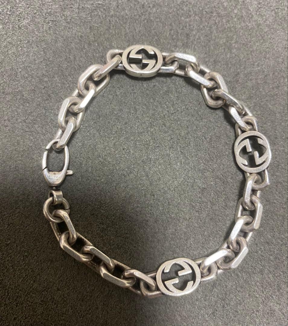 【星野源】GUCCI グッチ インターロッキングG チェーン ブレスレット