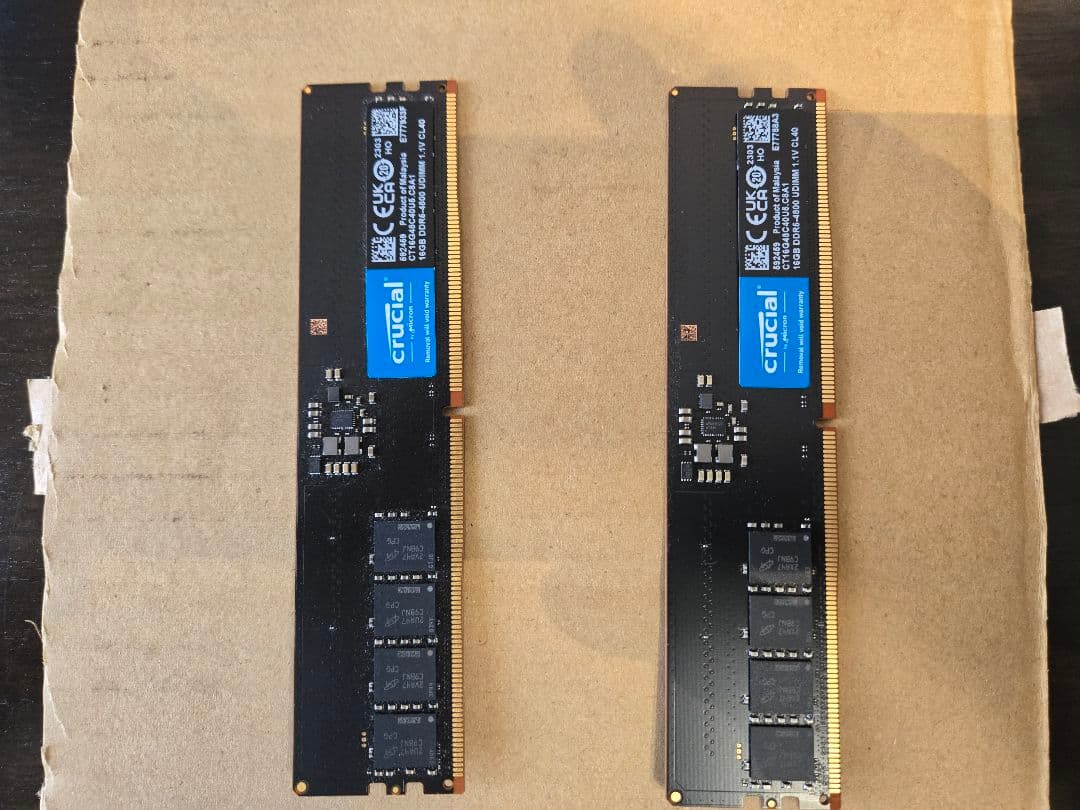 Crucial DDR5-4800 16GB×2 セット 32GB Crucial 32GB DDR5 RAM Kit (2x16GB), 4800MHz CL40 Laptop Memory