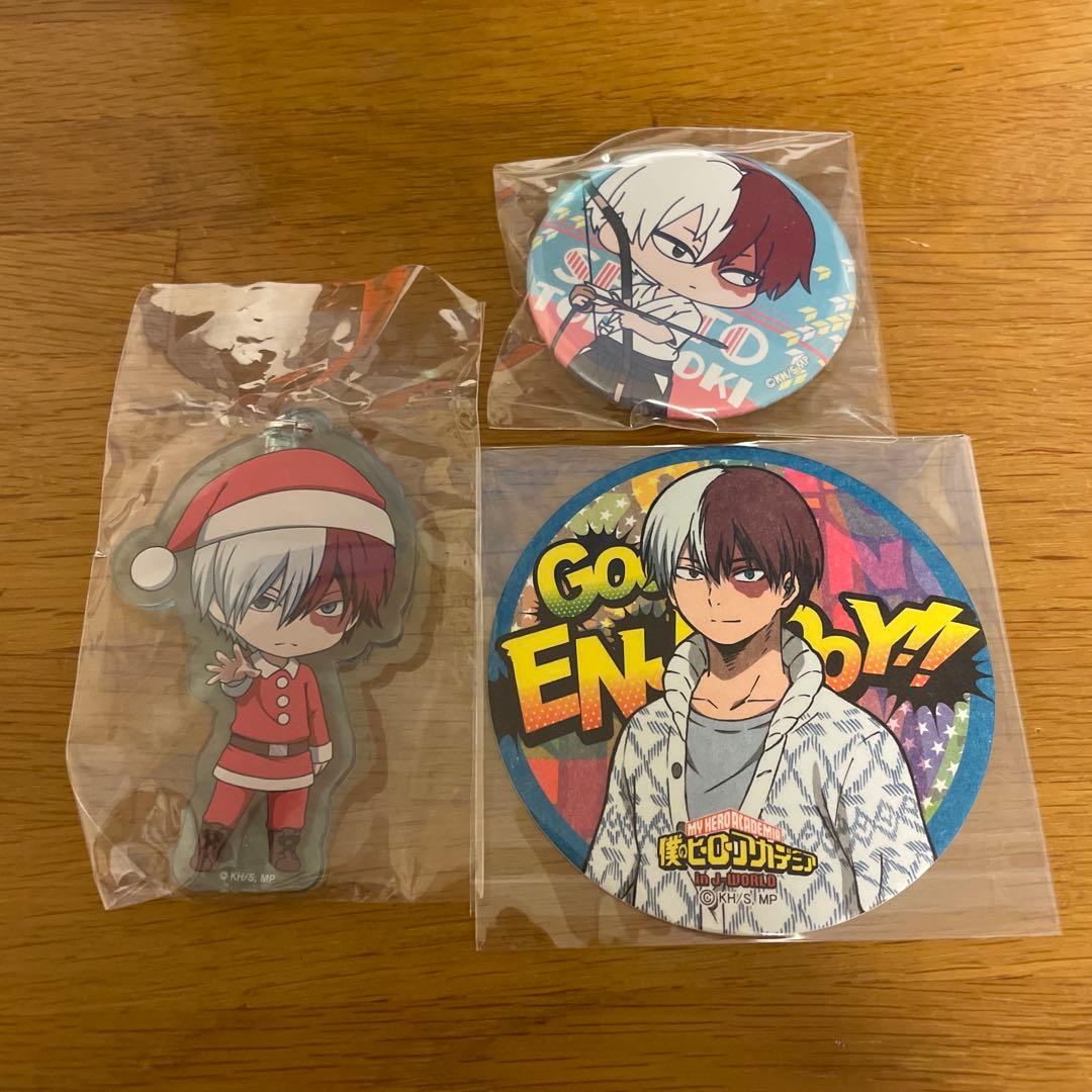 僕のヒーローアカデミア 轟焦凍 弓道 部活動 缶バッジ - メルカリ