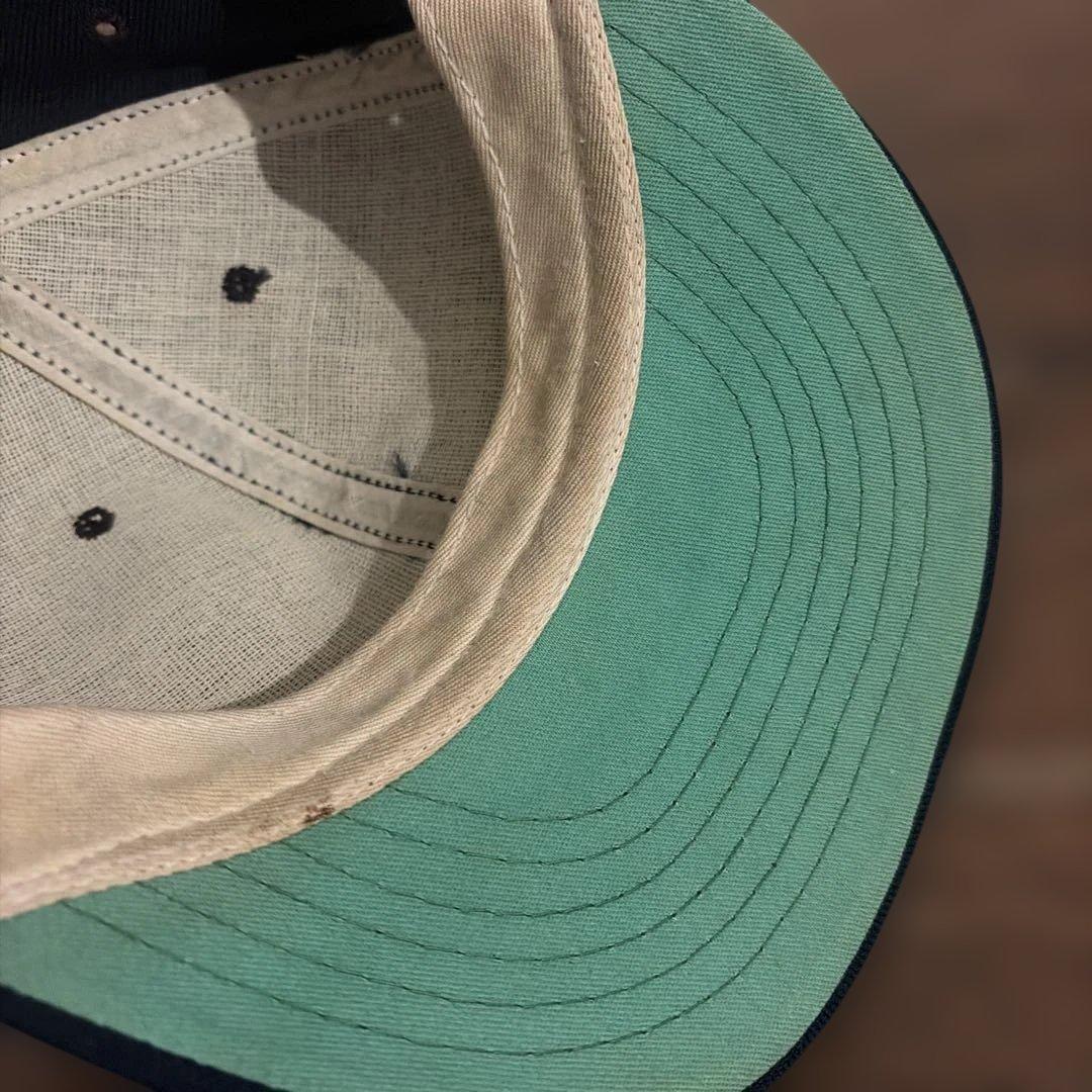 ツバ裏緑 〜90s ANNCO×MLB NY ヤンキース ベースボールキャップ - メルカリ