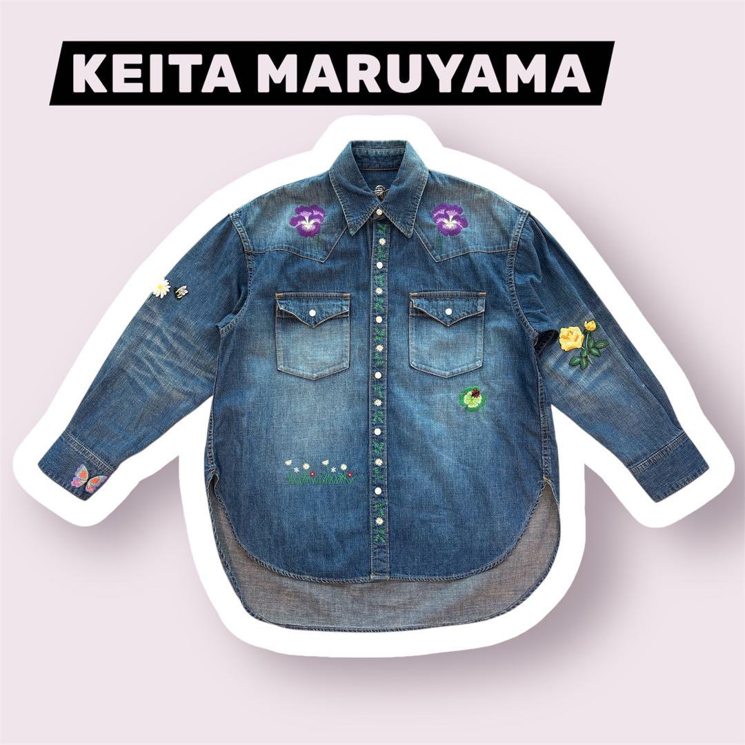 KEITA MARUYAMA ケイタマルヤマ 刺繍ウエスタンデニムシャツ KEITA MARUYAMA（ケイタマルヤマ）の「【KEITA MARUYAMA】デニム総刺繍