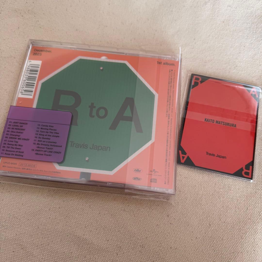 未開封】Travis Japan Road to A アルバム トレカ付き - メルカリ
