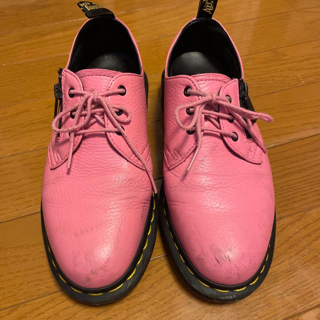 UK5 Dr.Martens ドクターマーチン ピンク 3ホール - メルカリ