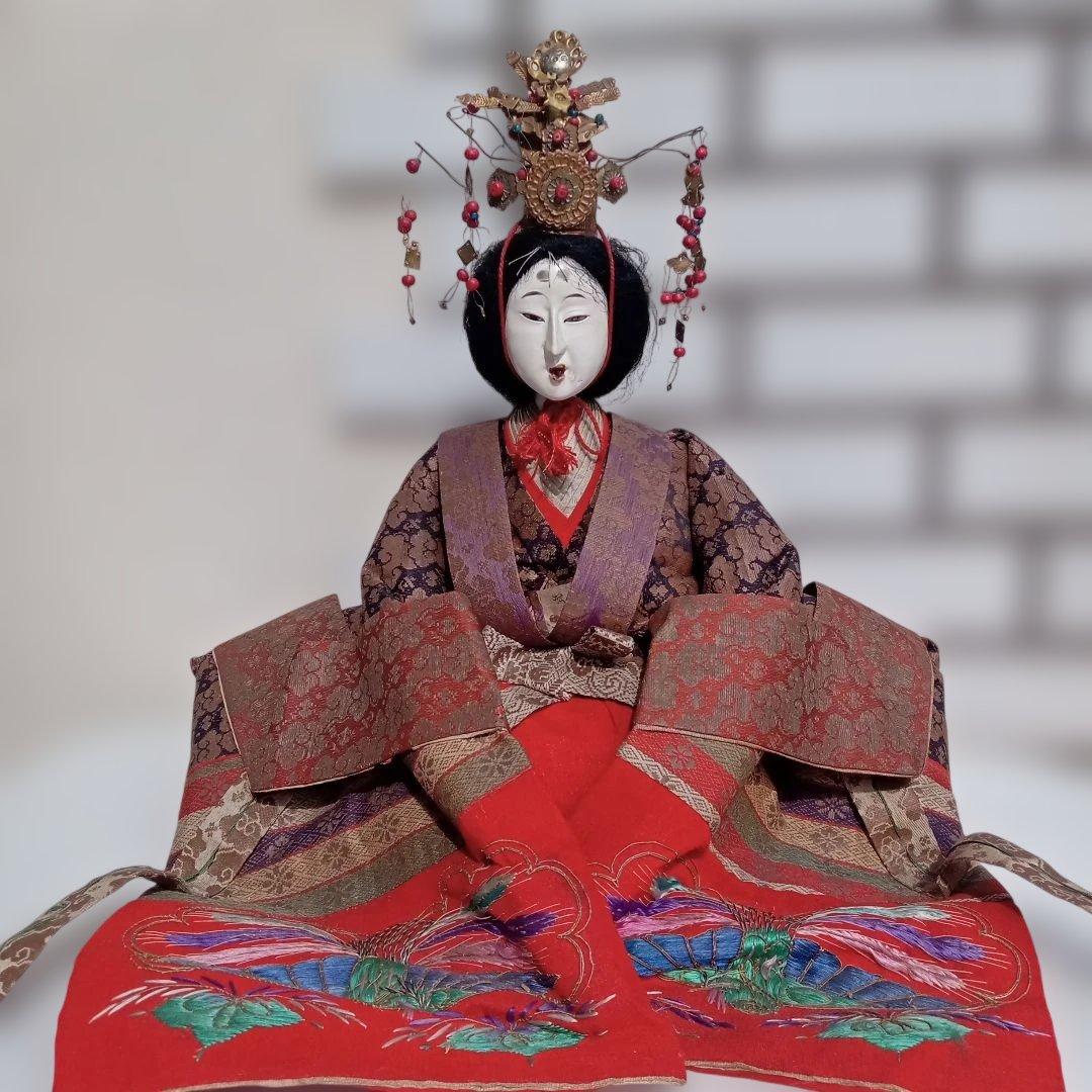 アンティーク100年 明治大正期 特大！ 親王飾りお雛様② 享保雛
