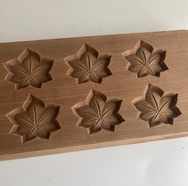 古道具 木型 紅葉 もみじ 干菓子 - メルカリ