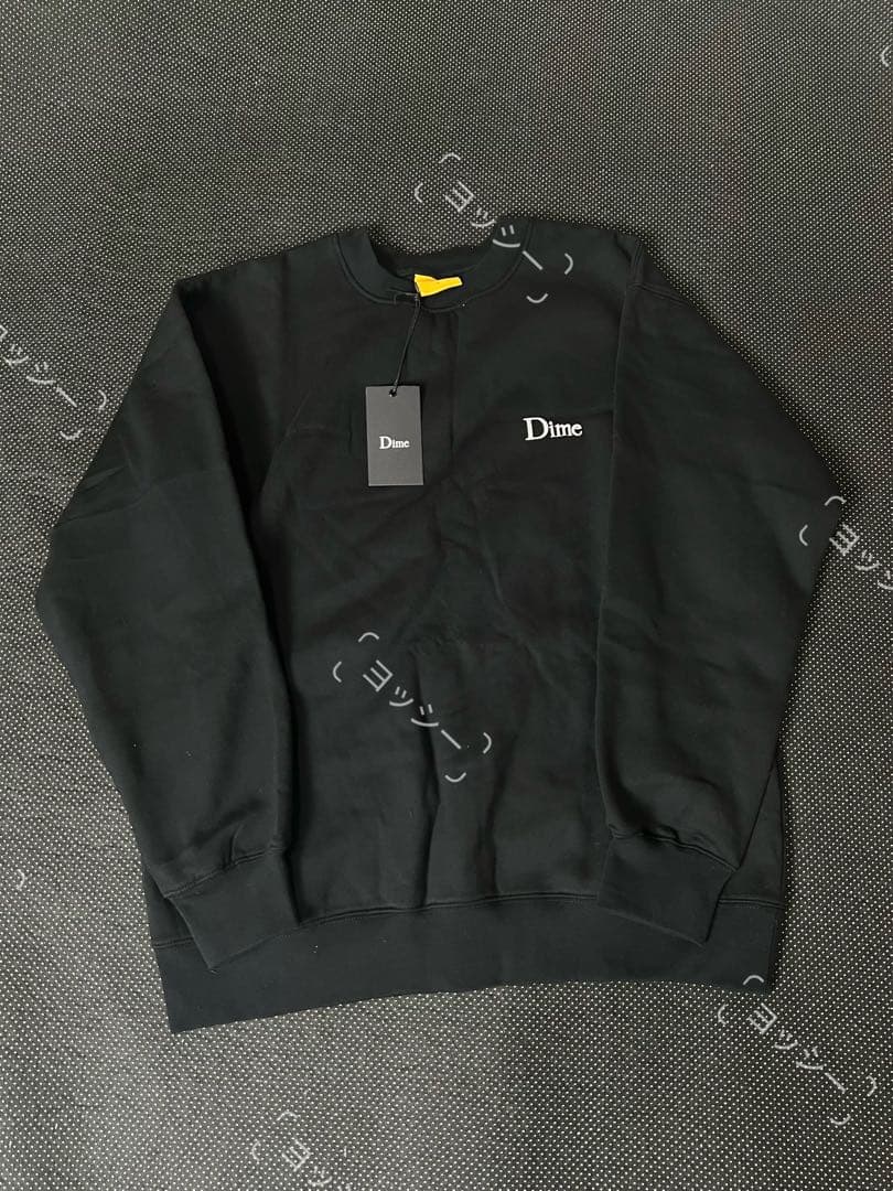 Dime ブラック スウェットL - メルカリ