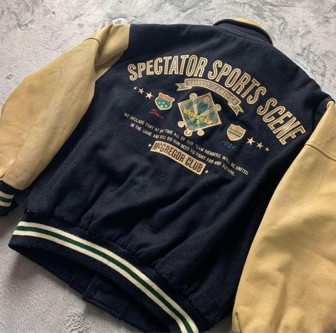 マクレガー McGREGOR スタジャン 袖レザー ヴィンテージ - メルカリ