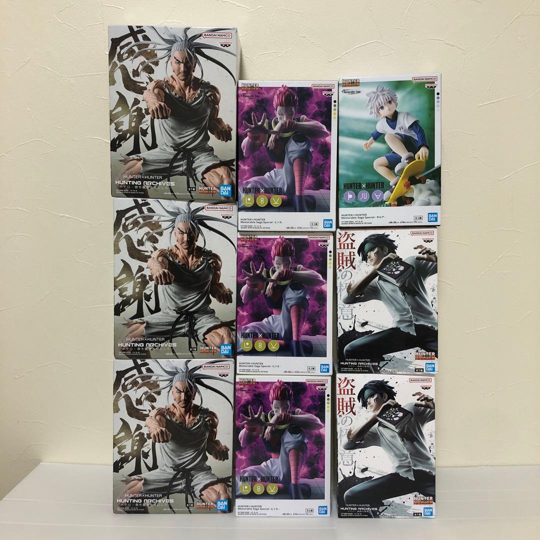 ハンター×ハンターフィギュア盗賊の極意クロロ、音を置き去りにした