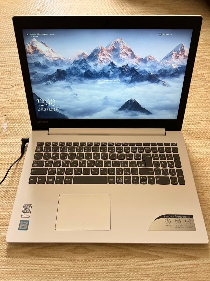 Lenovo ノートPC ホワイト - メルカリ