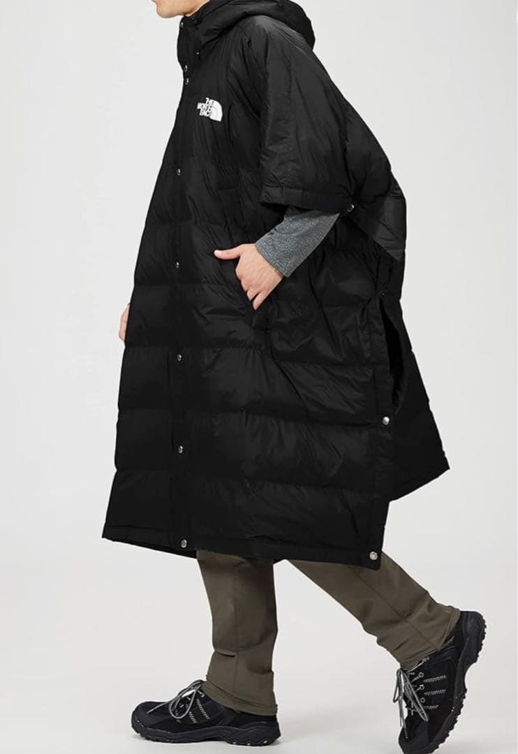 ザノースフェイス PADDED PONCHO COAT/パデッドポンチョ - メルカリ