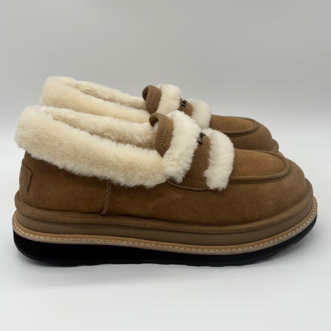 極美品 UGG sacai コラボ Loafer ローファー CAMEL 27 - メルカリ