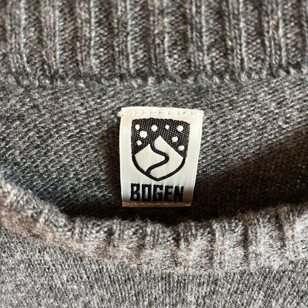 Bogen ボーゲン グレー セーター オジサン顔 - メルカリ