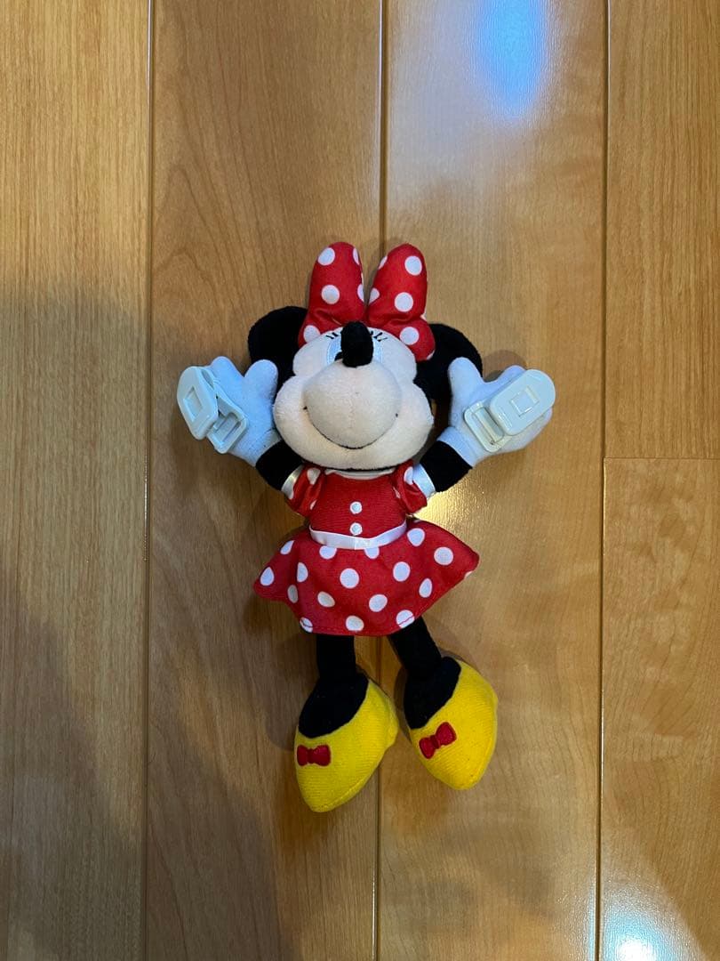 ディズニー ミニーマフラーキャップ+ ミニーぬいぐるみ肩乗せ セット
