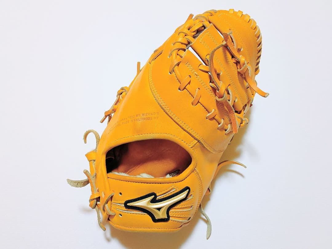 【美品】ミズノ　グローバルエリート　QMライン　軟式野球　ファーストミット MIZUNO（ミズノ） 軟式ファーストミット / ミズノ ファーストミット