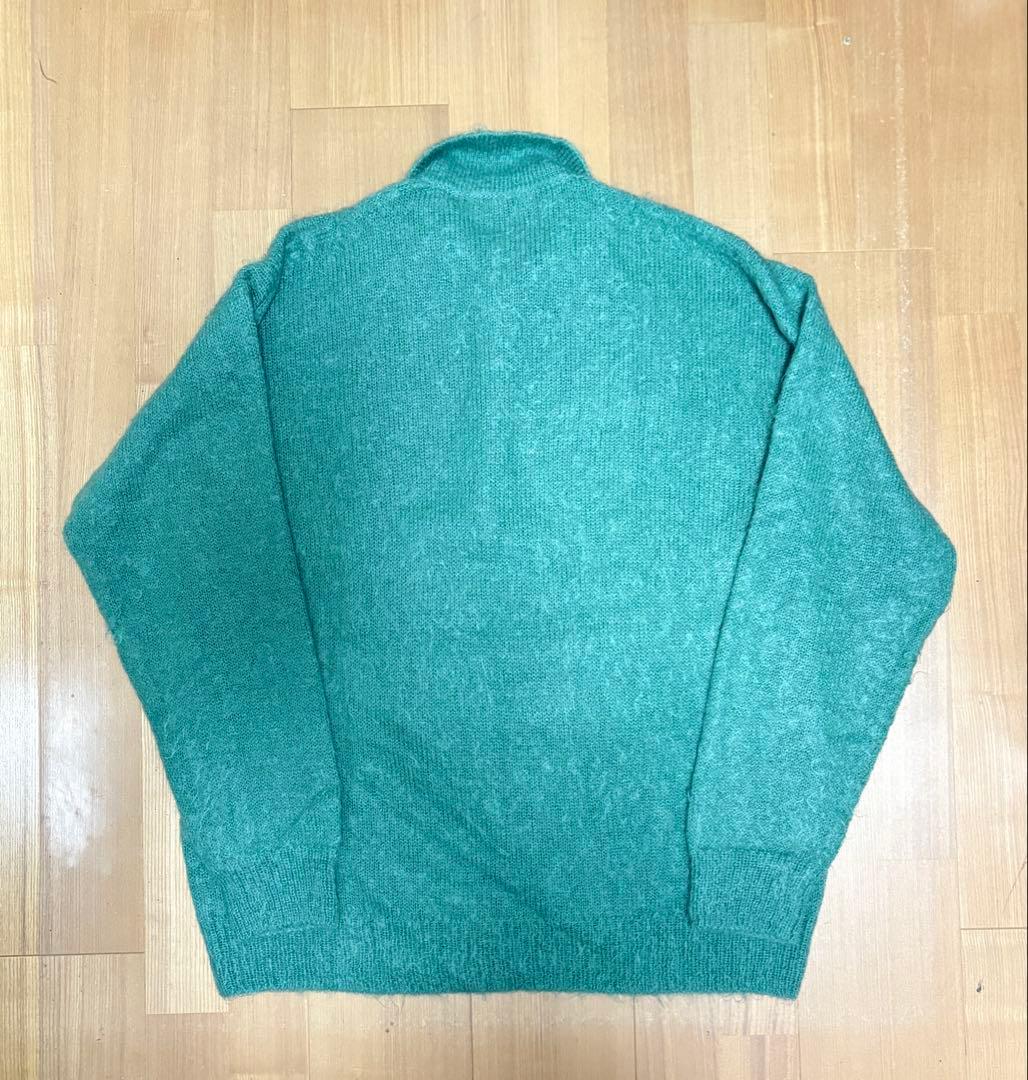オーラリー BRUSHED SUPER KID MOHAIR KNIT POLO - メルカリ
