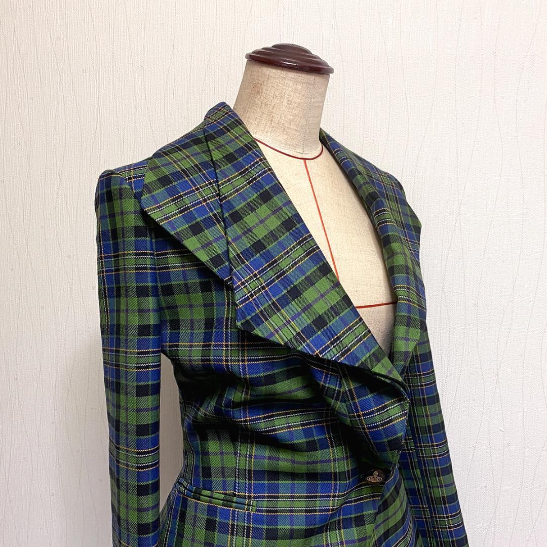 Vivienne Westwood チェック柄 インポート セットアップ スーツ - メルカリ
