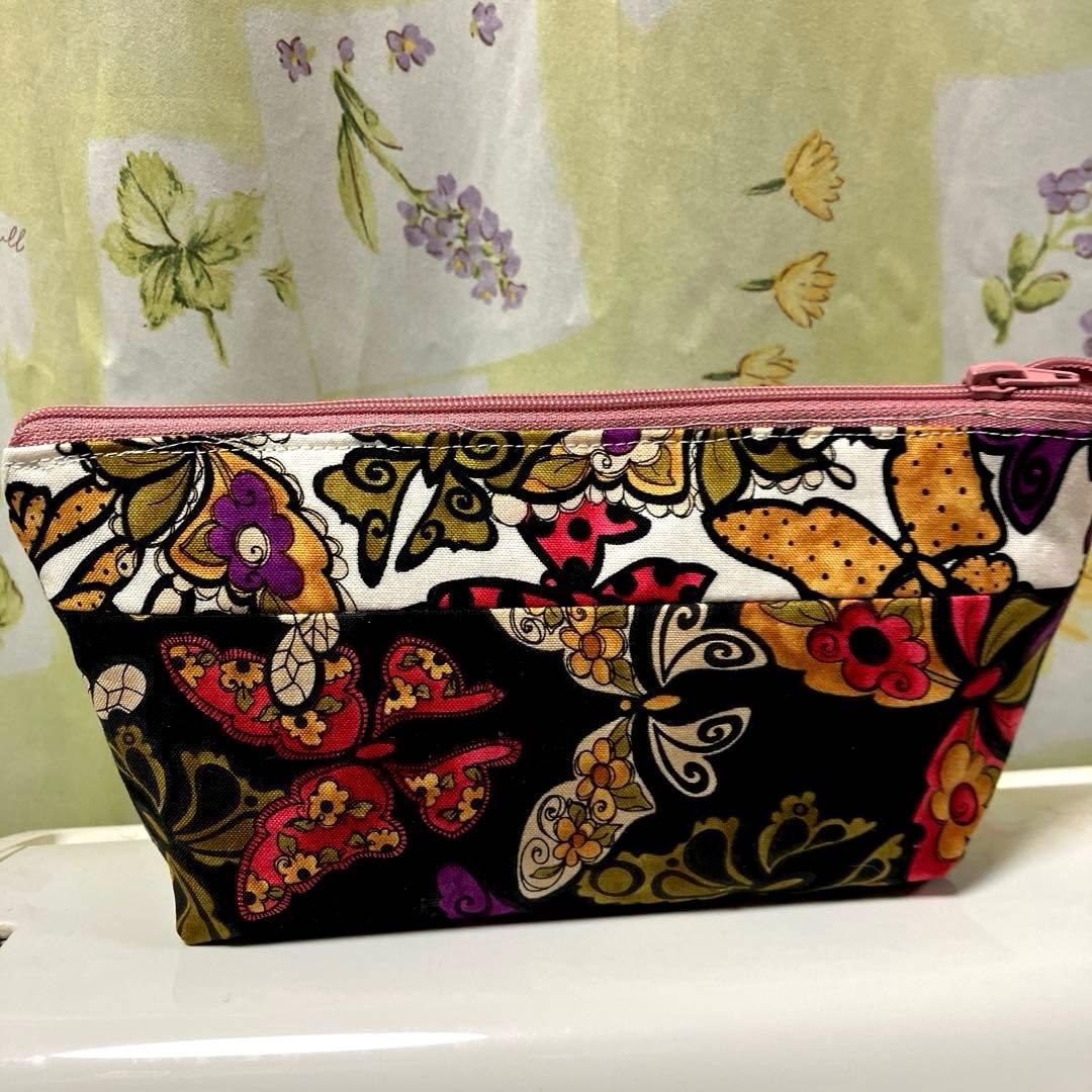 ロラライハリス gypsy butterfly柄横長ポーチ ☆ハンドメイド品 - メルカリ