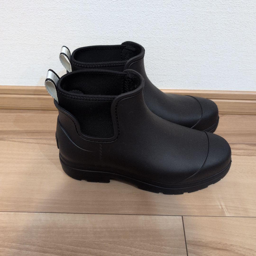 新品試し履きのみ】UGG DROPLET レインブーツ 防水 ブラック25cm