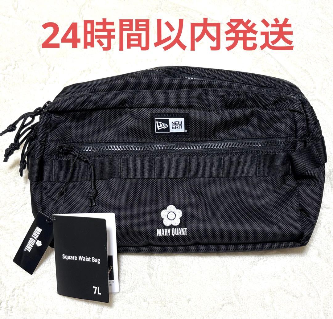 NEW ERA(R) × MARY QUANTスクエア ボディバッグ（ブラック） - メルカリ