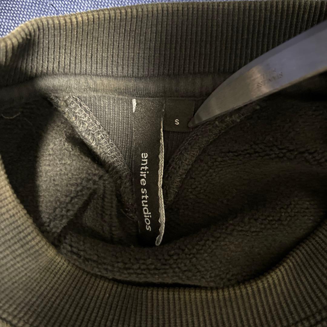 ENTIRE STUDIOS BOX CREW Washed Black entire studios box crew black