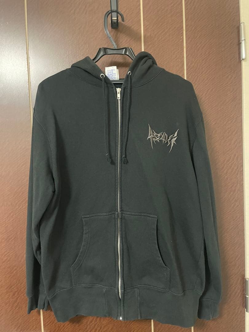 4s4ki 4444年 C4” Full-zip parka black