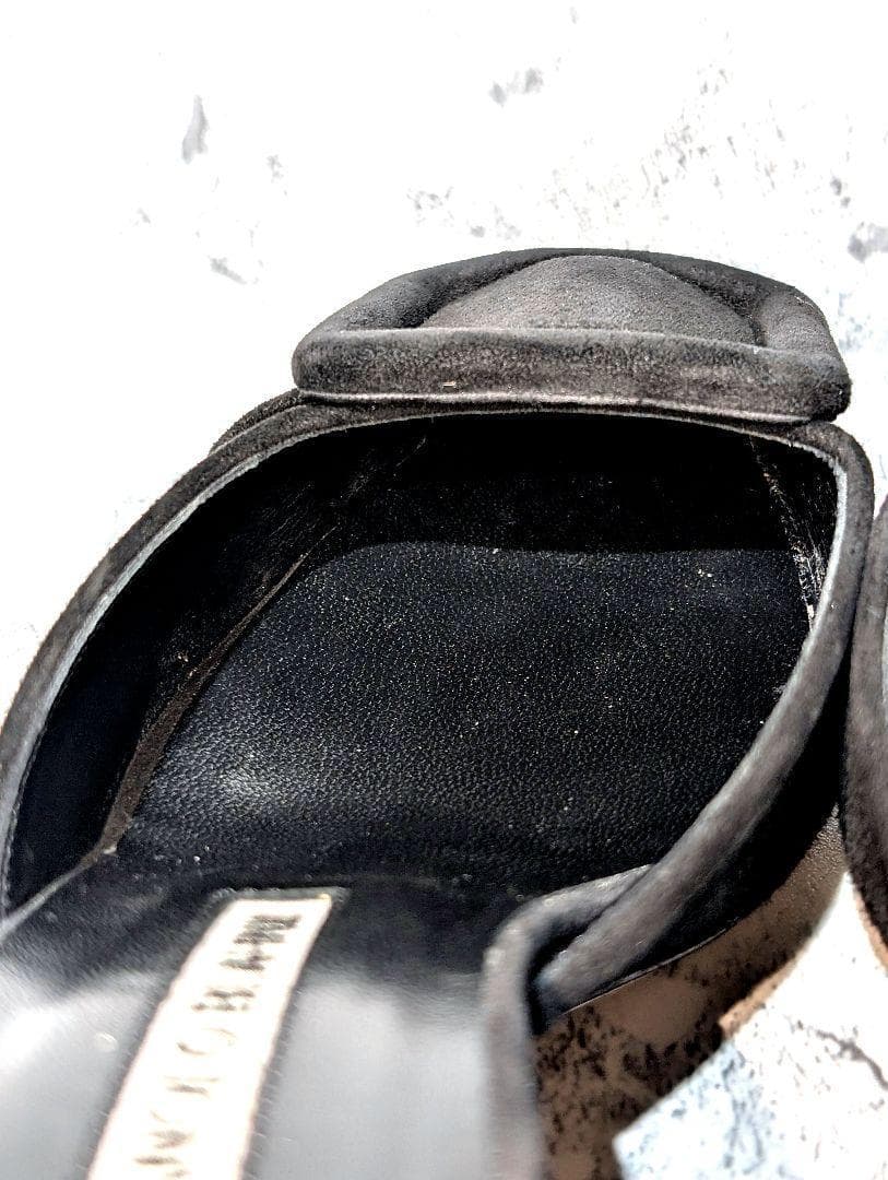 美品✨️ マノロブラニク メイセール ミュール 黒 スエード スクエア