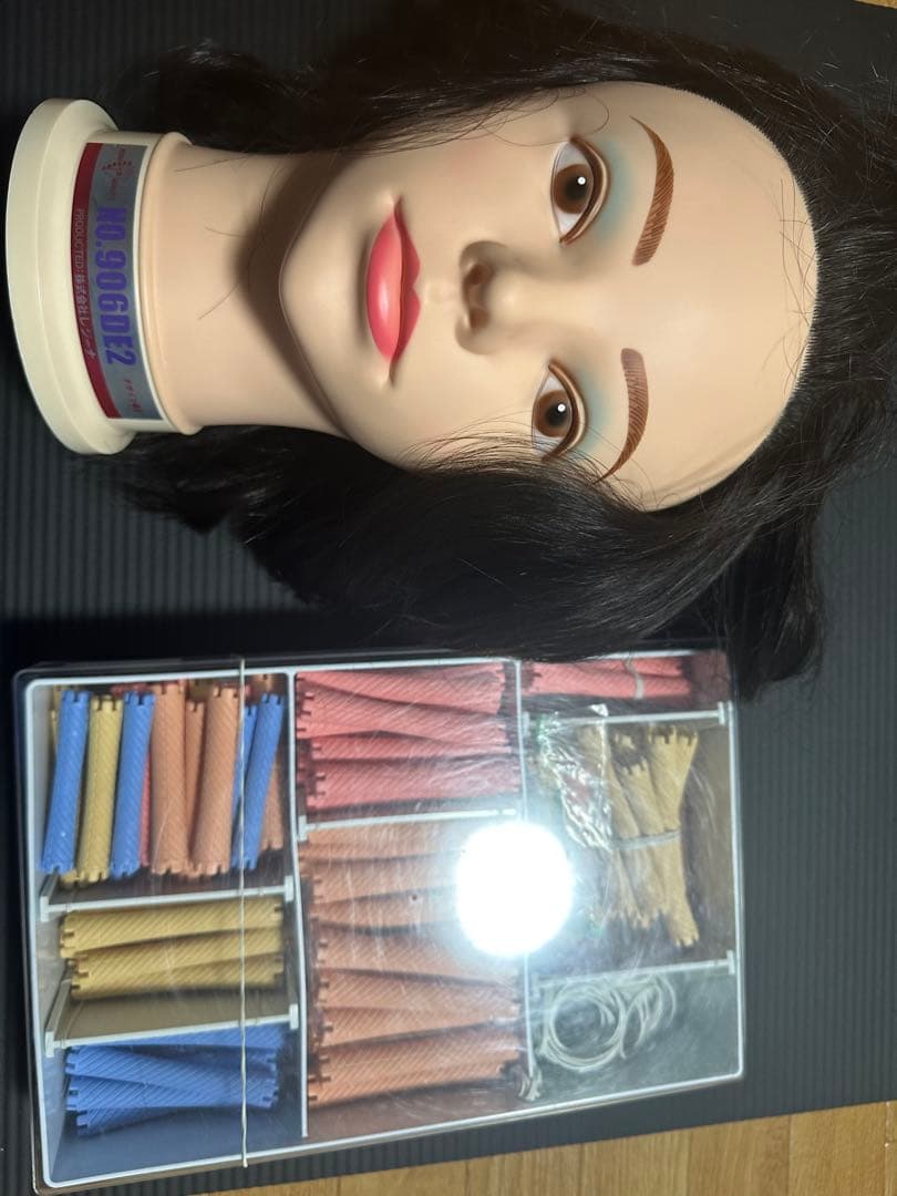 国家試験用ワインディングウィッグとワインディングセット(ペーパーなし) 国家試験ウィッグ（ワインディング） - メルカリ