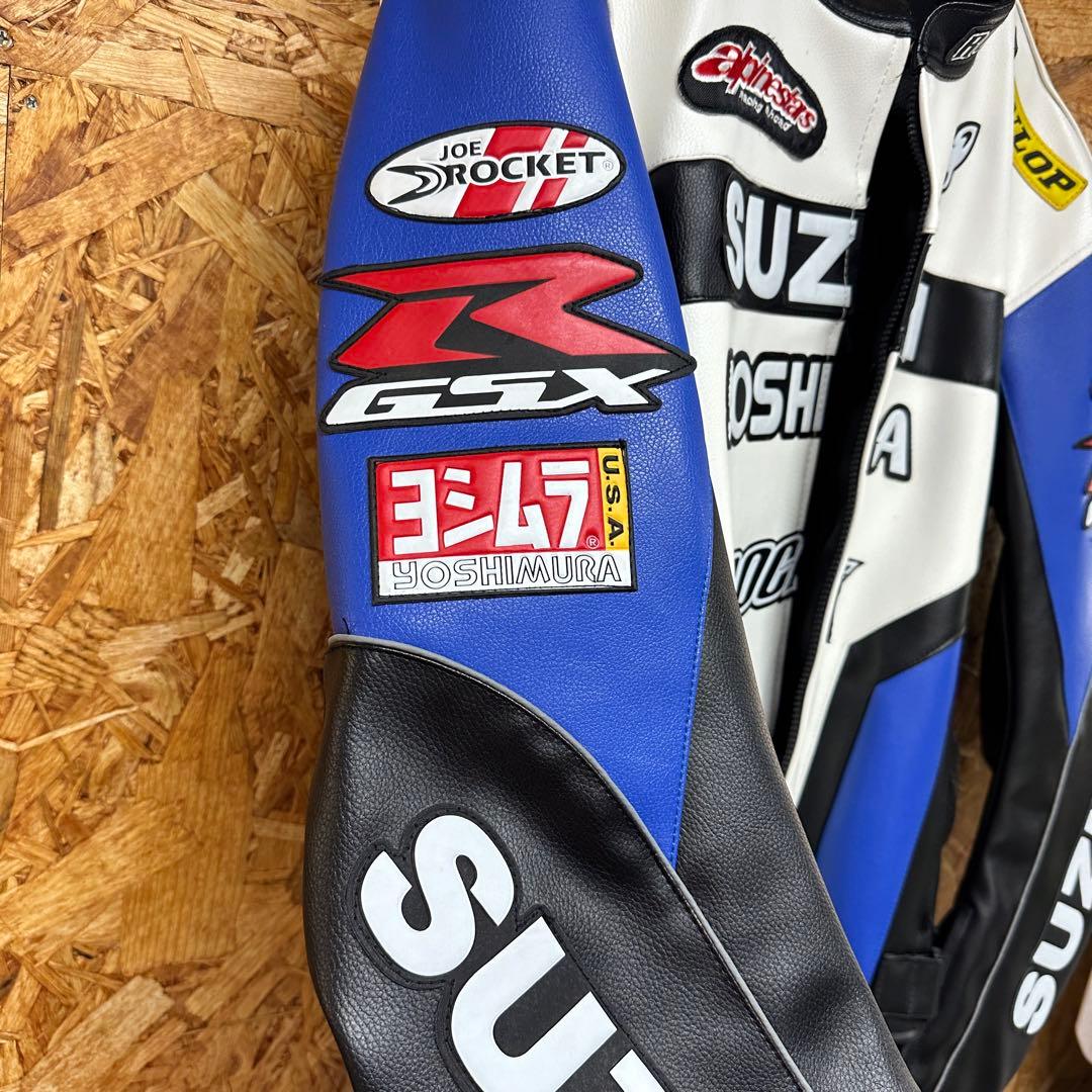 JOE ROCKET SUZUKI GSX-Rレプリカフェイクレザージャケット - メルカリ