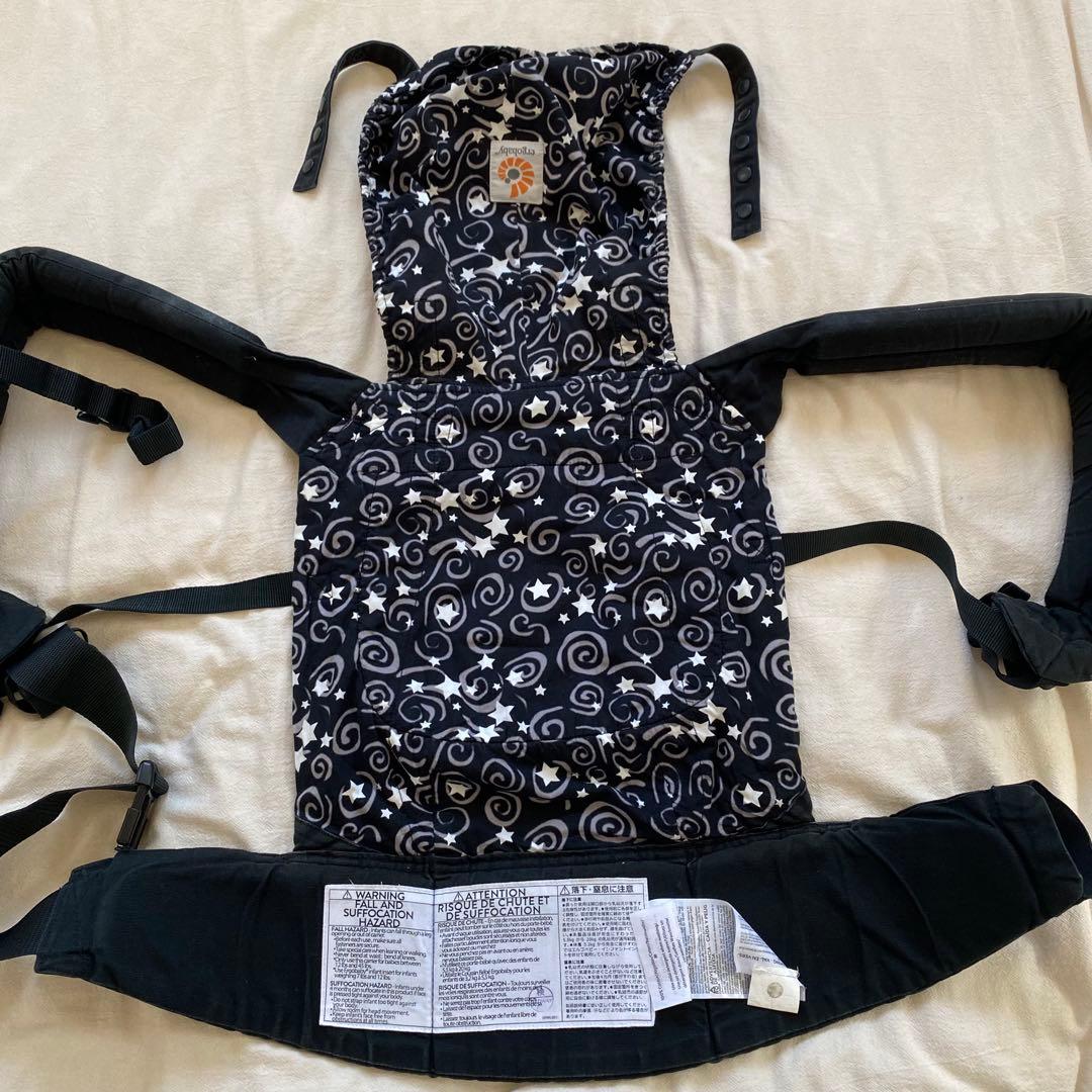 エルゴ ベビー 抱っこひも ブラック 星柄 - メルカリ