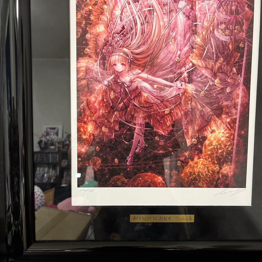 値下げ中！てぃんくる 版画 BIANCO AUDACE - メルカリ