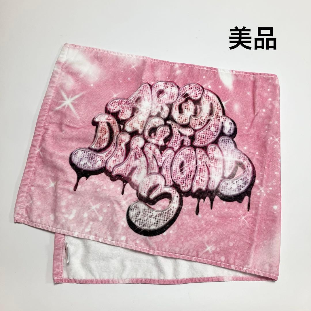 美品 ちゃんみな ライブ フェイスタオル タオル AREA OF DIAMOND